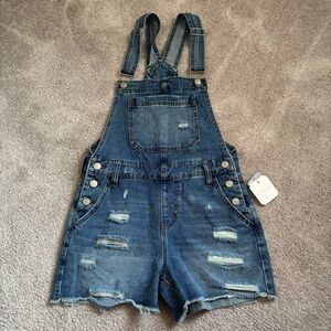 Altar'd State Blue Denim Overalls